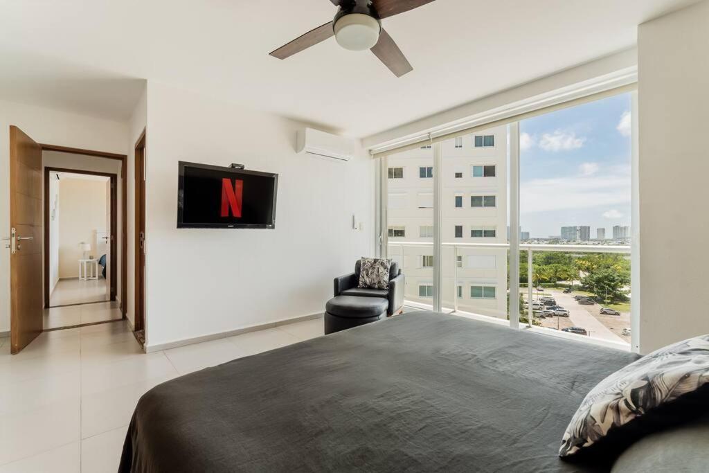 Reef Beachfront 3Bdr Apartment By Casa Paraiso Cancún Eksteriør bilde