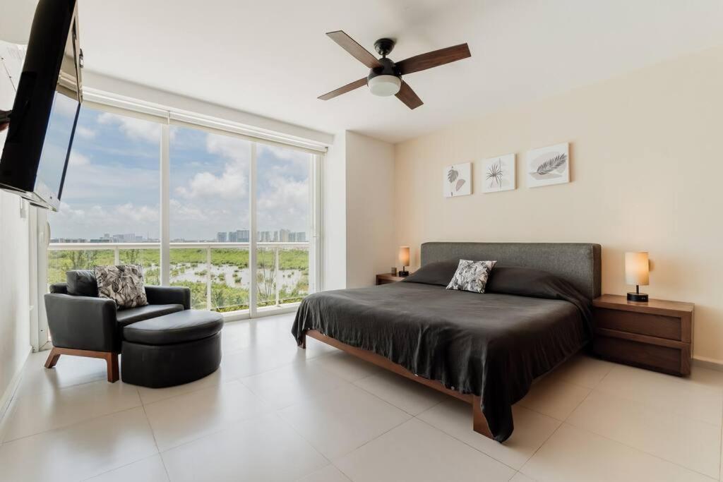 Reef Beachfront 3Bdr Apartment By Casa Paraiso Cancún Eksteriør bilde