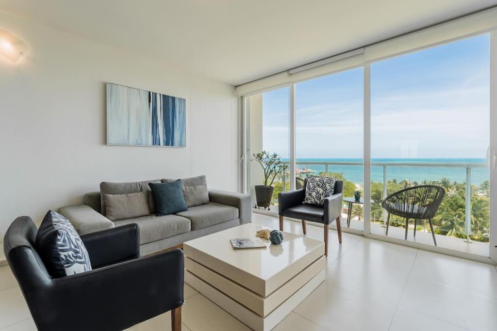 Reef Beachfront 3Bdr Apartment By Casa Paraiso Cancún Eksteriør bilde